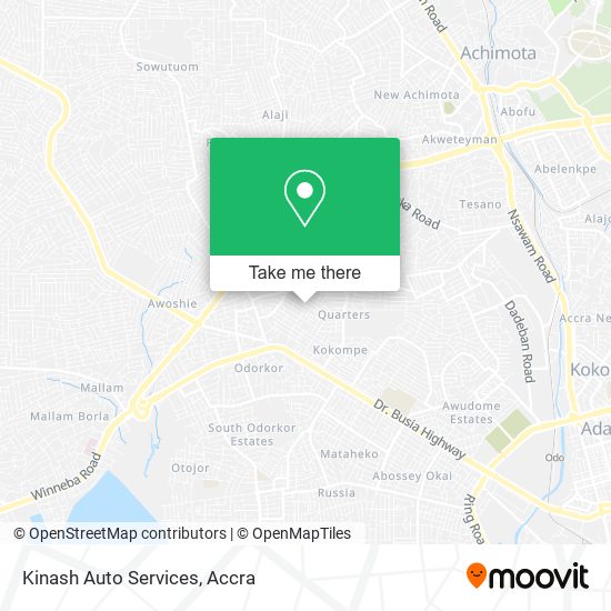 Kinash Auto Services map