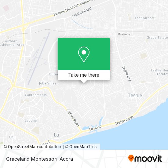 Graceland Montessori map