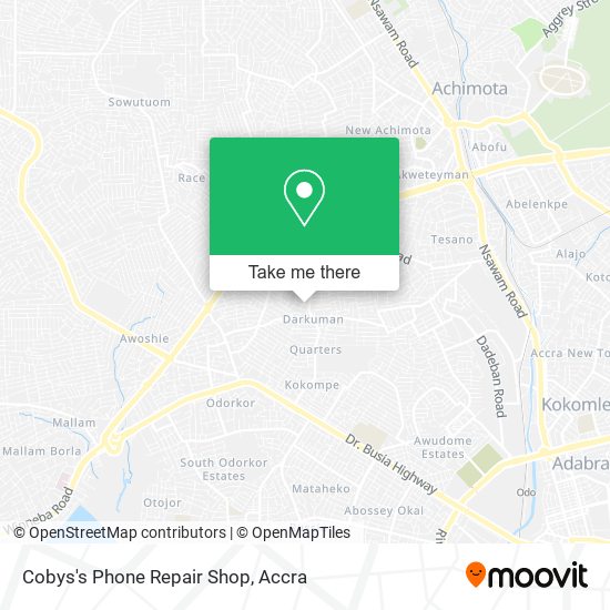 Cobys's Phone Repair Shop map