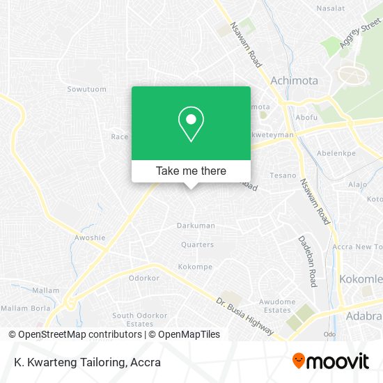 K. Kwarteng Tailoring map