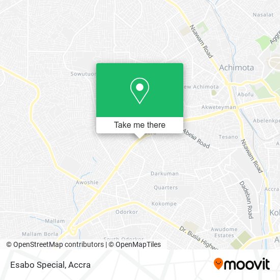Esabo Special map