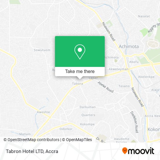 Tabron Hotel LTD map