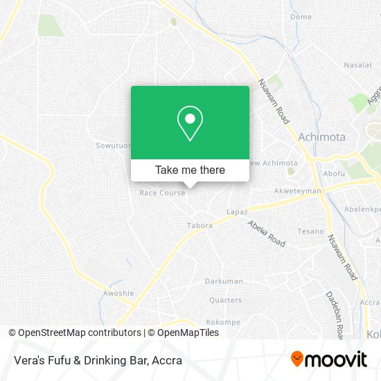 Vera's Fufu & Drinking Bar map