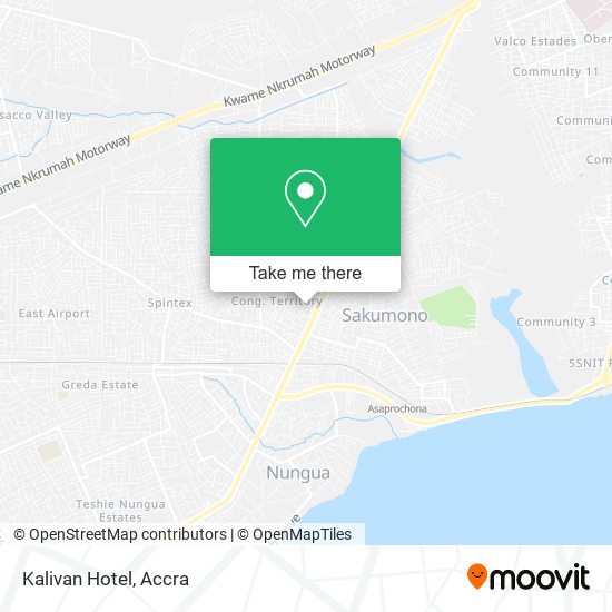 Kalivan Hotel map