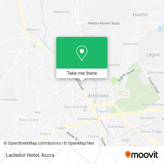 Lacledor Hotel map