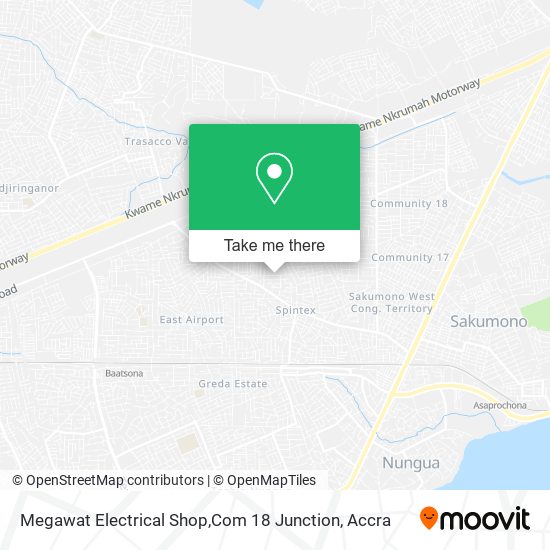 Megawat Electrical Shop,Com 18 Junction map