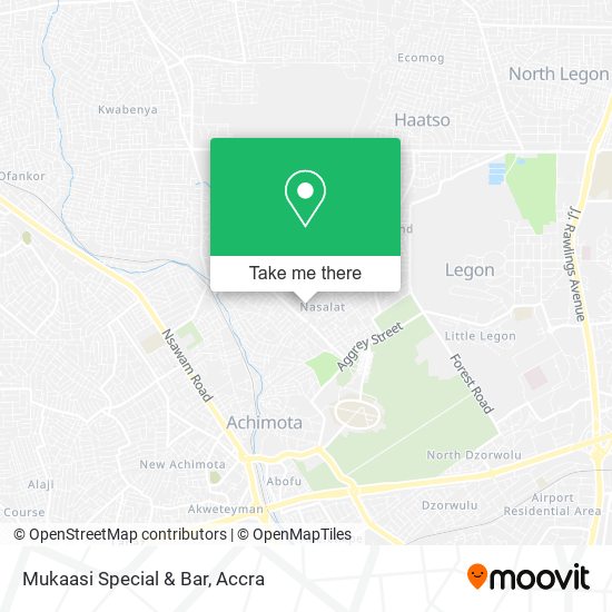 Mukaasi Special & Bar map