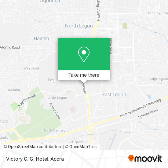 Victory C. G. Hotel map