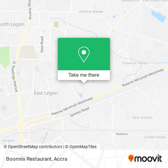 Boomiis Restaurant map