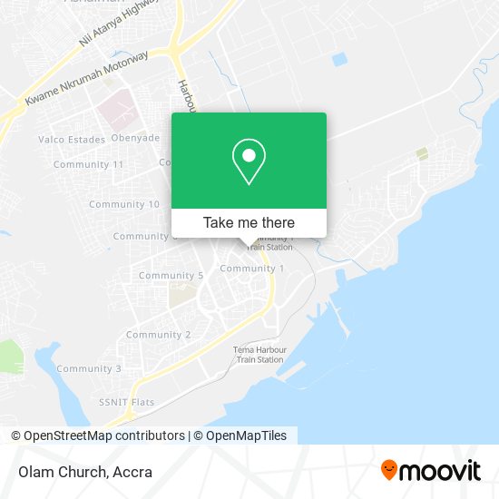 Olam Church map