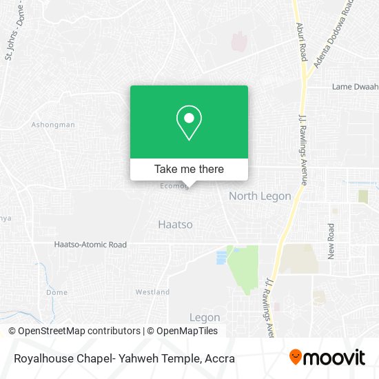 Royalhouse Chapel- Yahweh Temple map