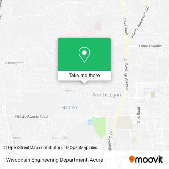 Wisconsin Engineering Department map