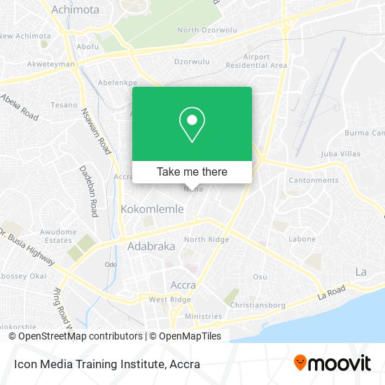 Icon Media Training Institute map