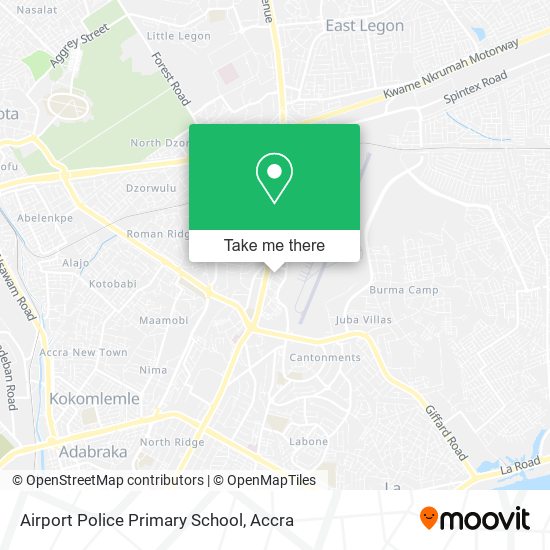Airport Police Primary School map
