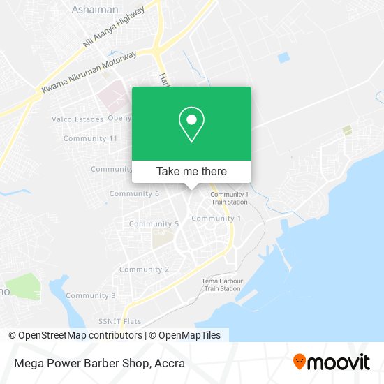 Mega Power Barber Shop map