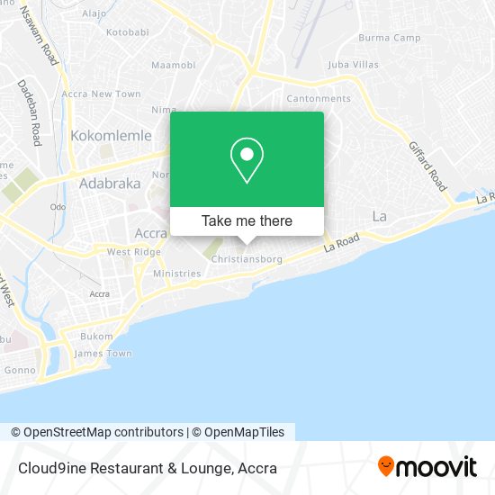 Cloud9ine Restaurant & Lounge map
