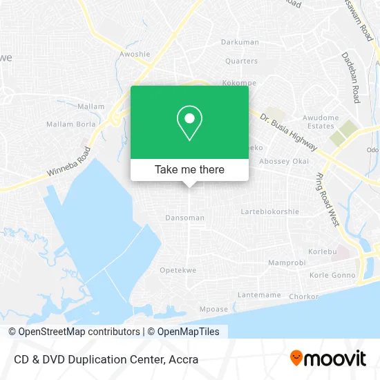 CD & DVD Duplication Center map