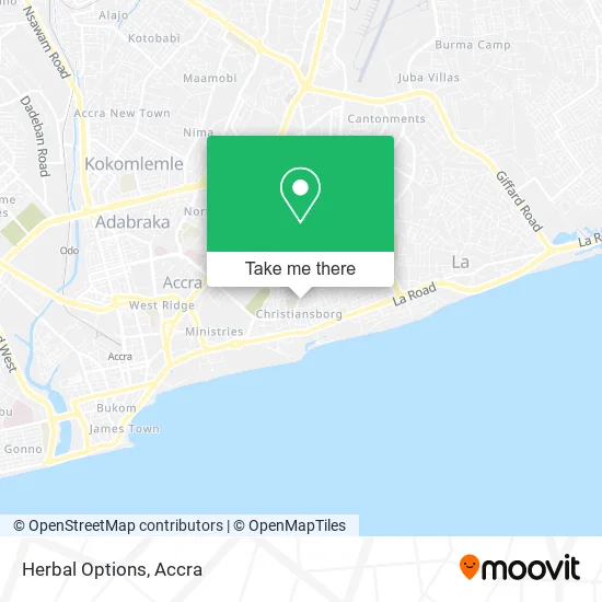 Herbal Options map