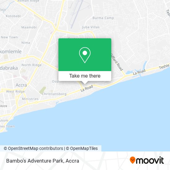 Bambo's Adventure Park map