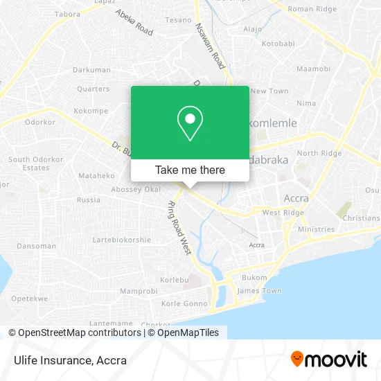 Ulife Insurance map