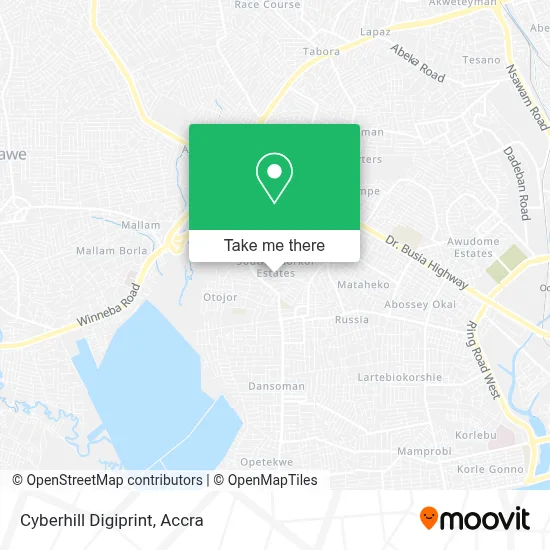 Cyberhill Digiprint map