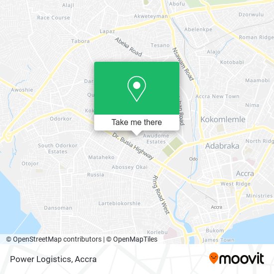 Power Logistics map