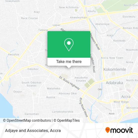 Adjaye and Associates map