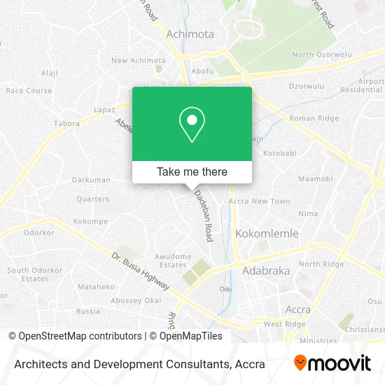 Architects and Development Consultants map