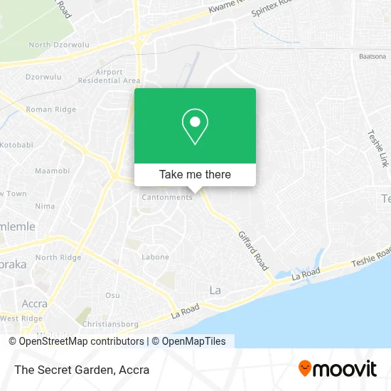 The Secret Garden map