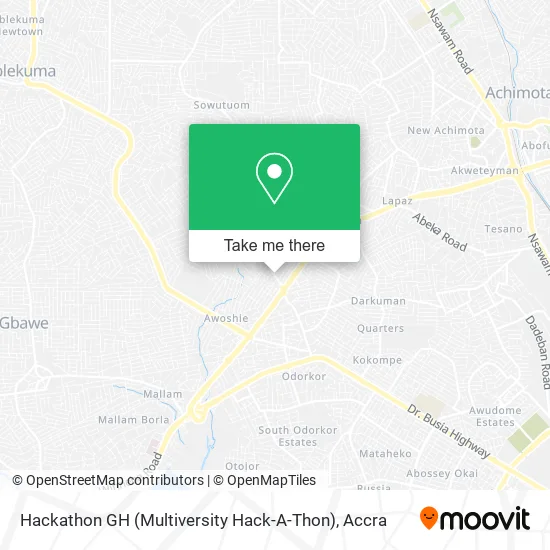 Hackathon GH (Multiversity Hack-A-Thon) map