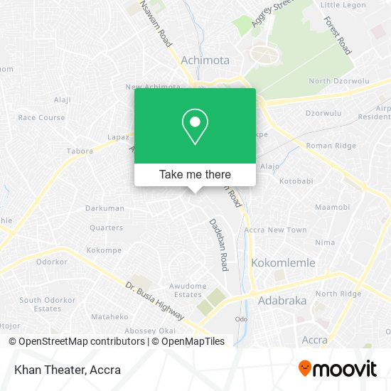 Khan Theater map