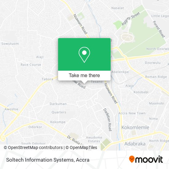 Soltech Information Systems map