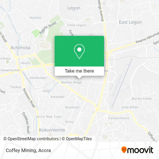 Coffey Mining map