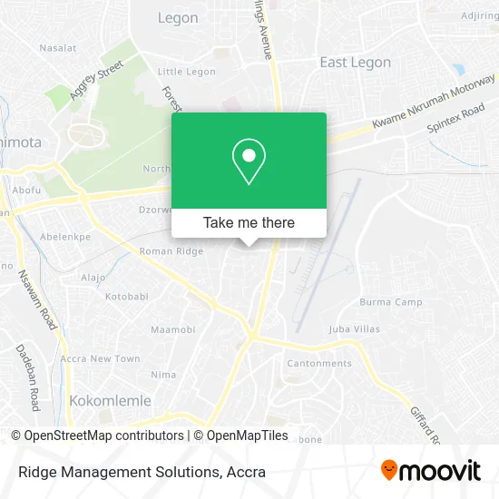 Ridge Management Solutions map