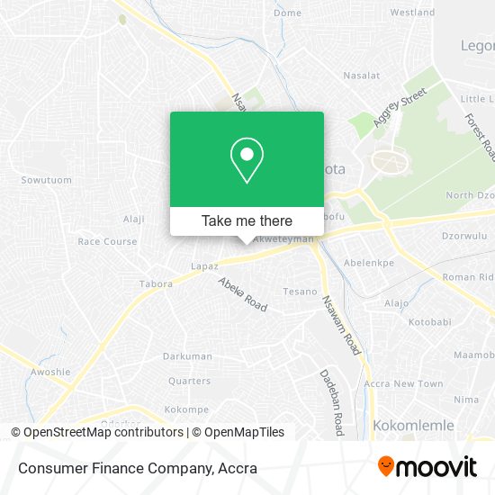 Consumer Finance Company map