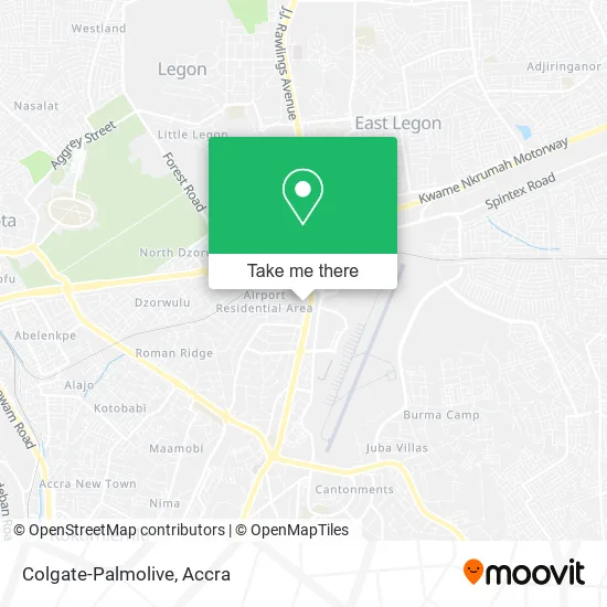 Colgate-Palmolive map