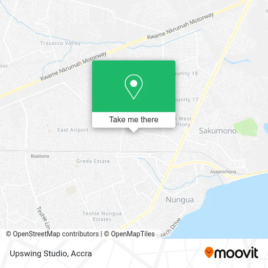 Upswing Studio map