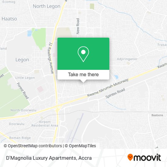 D'Magnolia Luxury Apartments map