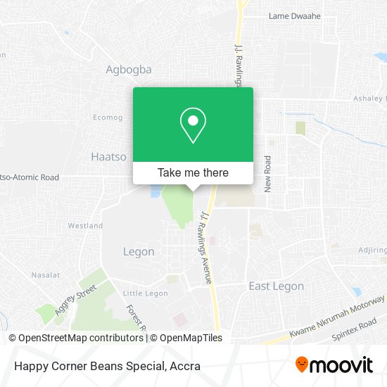 Happy Corner Beans Special map