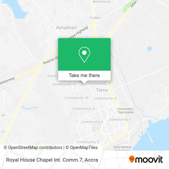 Royal House Chapel Int. Comm.7 map