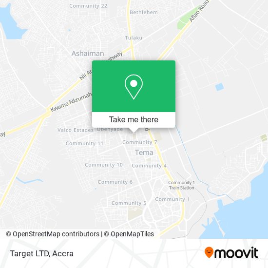 Target LTD map