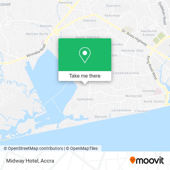 Midway Hotel map