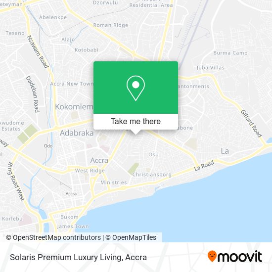 Solaris Premium Luxury Living map