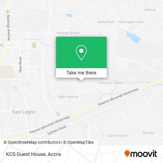 KCS Guest House map