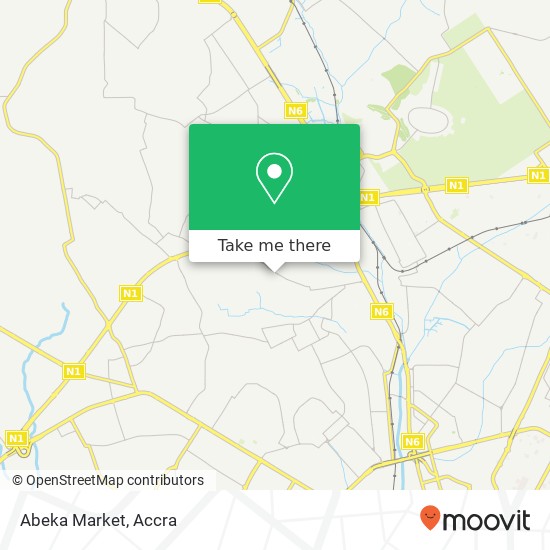 Abeka Market map