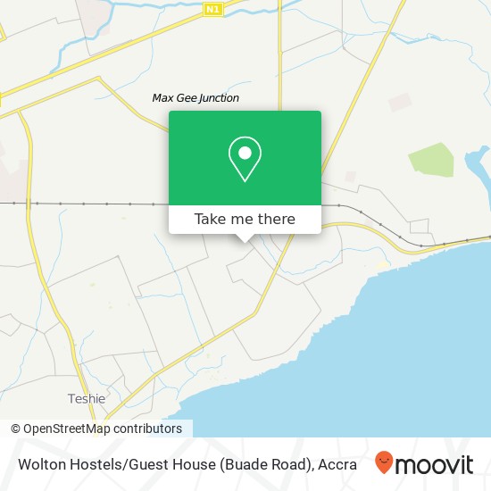 Wolton Hostels / Guest House (Buade Road) map