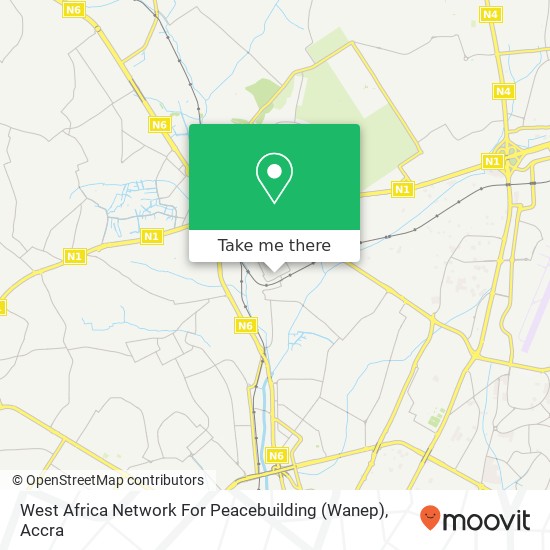 West Africa Network For Peacebuilding (Wanep) map