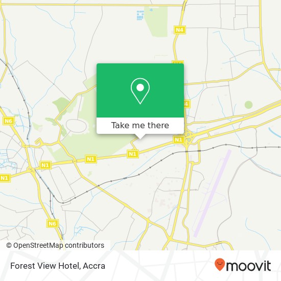 Forest View Hotel map