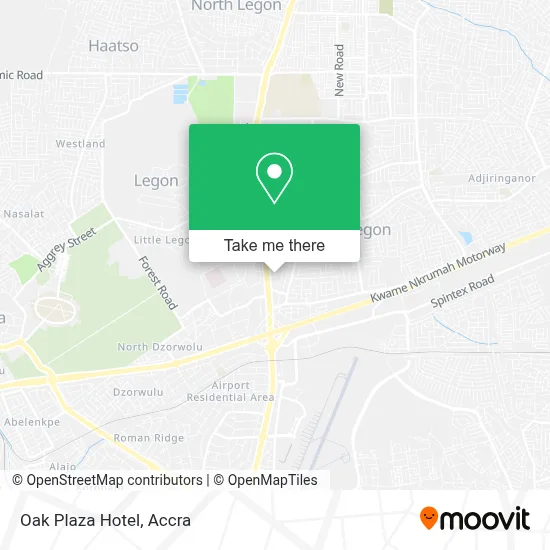 Oak Plaza Hotel map