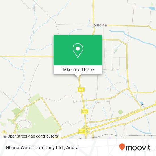 Ghana Water Company Ltd. map